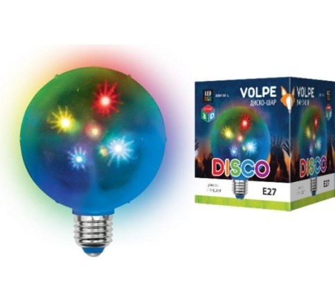 Светильник ДИСКО ШАР 3D ULI-Q310 1,5Вт/RGB/E27 Volpe UL-0002763 фото 1
