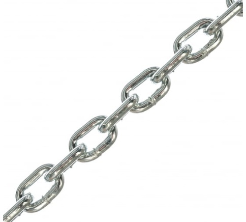 Цепь DIN766 короткозвенная М3 фото 1
