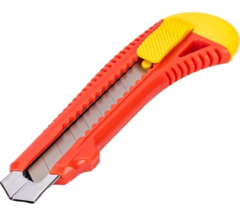 Ормис Нож усиленный, автоблокировка 18мм 19-0-004                  фото 1