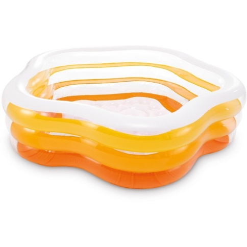 Спорт бассейн 185*180*53 см. 460л Звезда с надув. дном от 6 лет (162440) фото 1