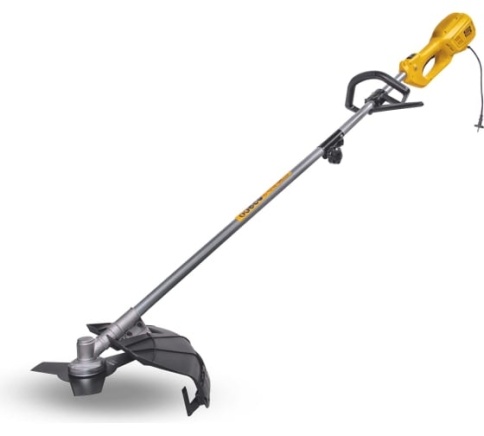 Электротриммер CHAMPION ЕТ1211А прямой вал, 3-х лоп. нож (1,2 кВт) фото 1