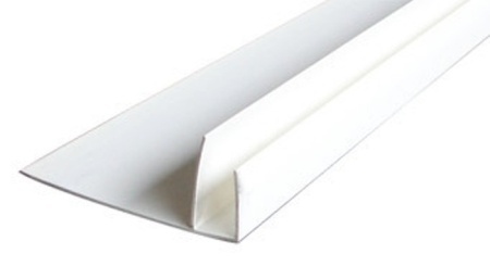 F - профиль белый 3м 60мм широкий фото 1