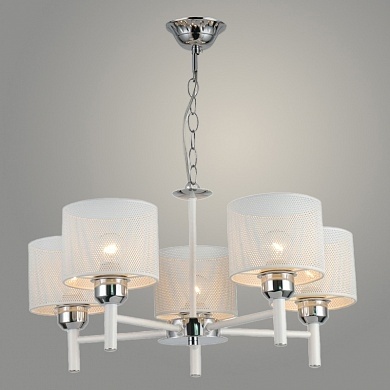 Люстра 07277/5 белый/хром фото 1