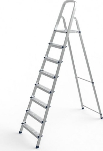 Стремянка стальная 8 ступ. jackson Sarayli фото 1