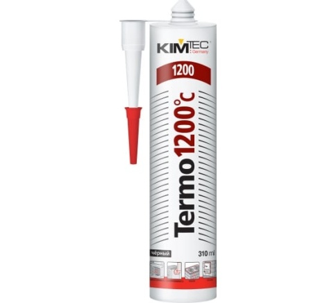 KIM TEK Герметик Kamin1500 C черный 280мл фото 1