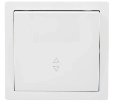 Lezard Выключатель о/у 1кл проходной белый LETO 752-0200-105 фото 1