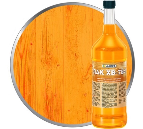 Лакра Лак ХВ-784 Янтарь 0,5л фото 1