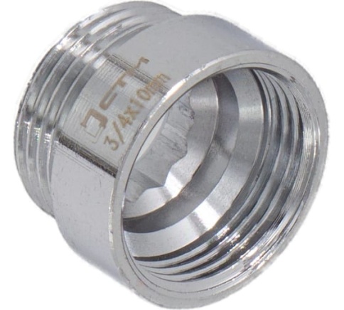 Удлинитель 3/4"х10мм хром фото 1