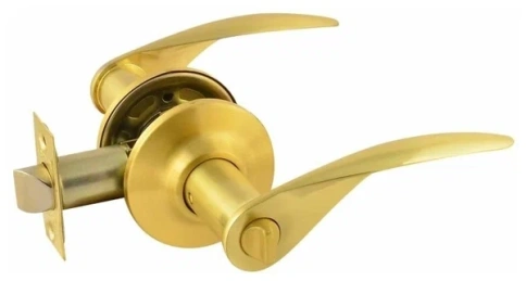 Защелка межкомнатная ТТ12-03 (золото) (фиксатор) фото 1