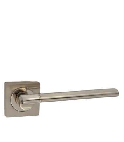 Ручка PUERTO AL 522-02 SN/NP ник мат/ник бл. квад. фото 1