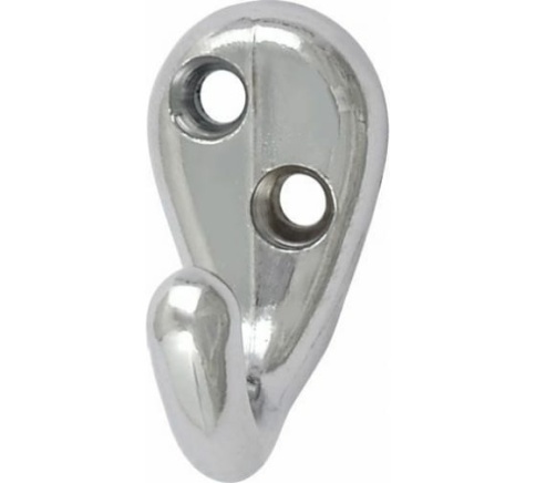 Крючок-вешалка №8 1 рож. (хром) фото 1