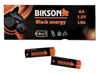 Батарейка BIKSON Black Energy LR06-10CR AA 10шт блистер (ВN0542-LR06-10CR) фото 1