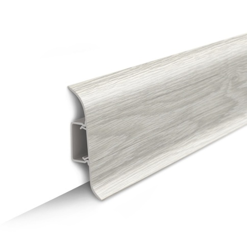 Плинтус  2,2м "Идеал Классик" 55 Дуб айсберг 230 фото 1