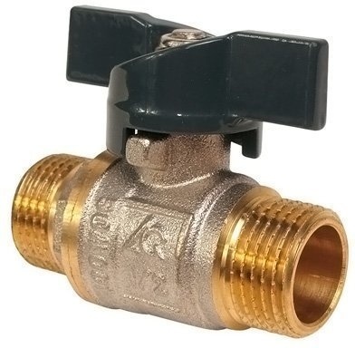 Кран шаровый 1/2" ш/ш баб фото 1