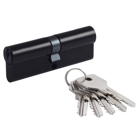 Цилиндровый механизм STD Z Л-90 (черный) (45-45) фото 1