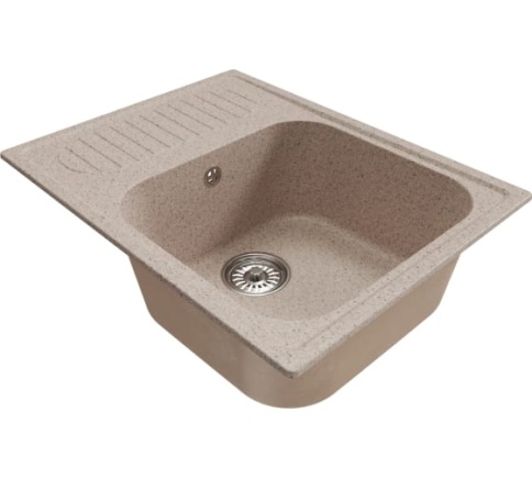 Мойка ML-GM18 с крылом, песочная (302), 490*640*190мм фото 1