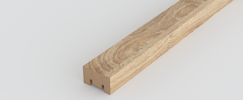 Интерьерная рейка МДФ Stella Милана Дуб Сонома 20*30*2700 (уп 8шт) фото 2