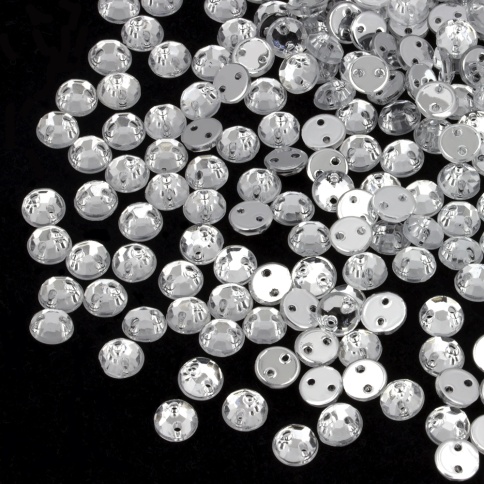 Стразы пришивные Cristal 6,5 мм (1000) фото 1