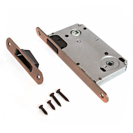 Защелка врезная магнитная Апекс 5300-М-WC-АC медь фото 1