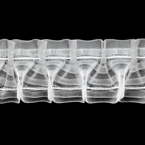 Тесьма шторная Бокалы 1:2,5 100мм сетка фото 1