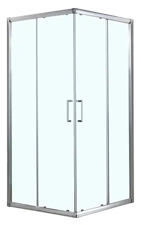 AZ-NNE1142 GREENWOOD Душ.ограждение 900х900х1950, без поддона (прозр.стекло 6мм), профиль гл.серебро фото 2