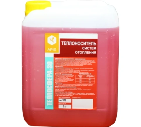 Теплоносители систем отопления "Теплосфера-30" 5кг канистра фото 1