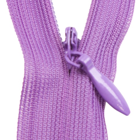 Молния потайная 18-20см сиреневая фото 1