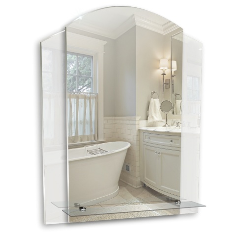 Зеркало MIXLINE "Аметист" 550*735 с полкой фото 1