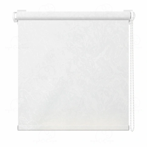 Рулонная штора Джерси (016.02) Белый 61*160 (10-30% светопрониц./под мрамор) фото 1