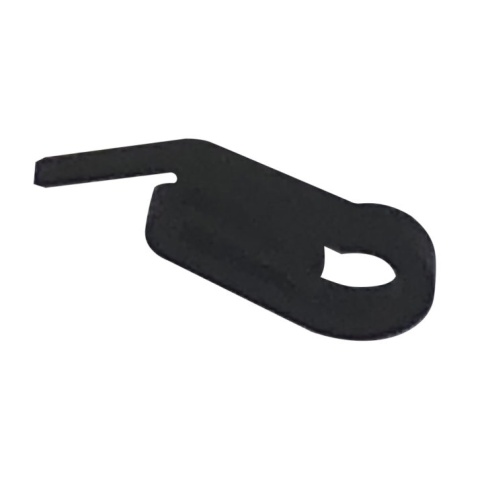 Крючок "Улитка" с бегунком на алюм.карнизы (черный) фото 1