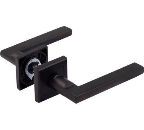 Ручка дверная AL 108К AL черный фото 1