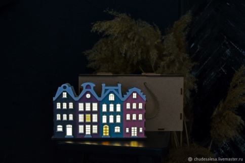 Ночник "Голландские домики"   фото 1