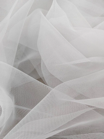 Тюль сетка 1032- белый фото 1