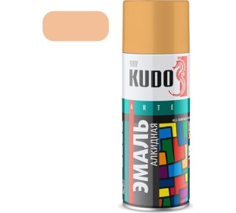 KU-1009 Эмаль универсальная бежевая 520мл фото 1