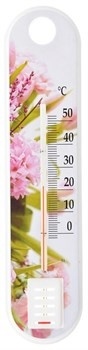 Ормис Термометр оконный, комнатный "Цветок" от 0*до +50 19*4,5см 60-0-304 фото 1