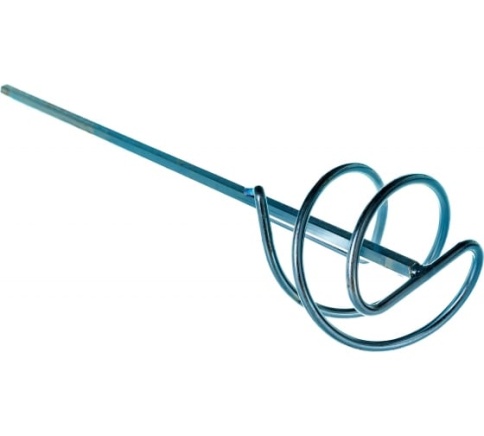 Миксер для строительных смесей оцинкованный Профи 80х400 мм. (04212) фото 1