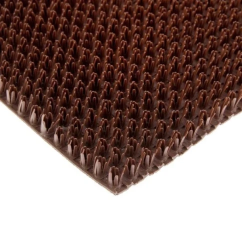 Коврик ТРАВКА (щетинистое покрытие) 45*60см коричневый фото 1