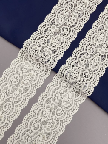 Кружево белый 7802 (10шт*3м) фото 1