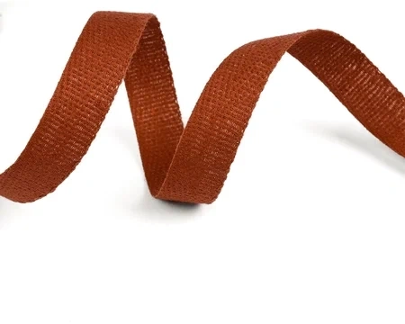 Тесьма киперная 13 мм хлопок 1,8 г/см. терракот фото 1