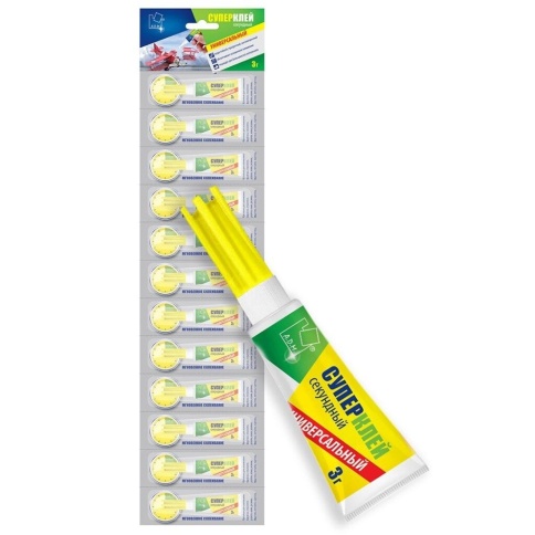 Супер-клей секундный универсальный 3г (GHS325B A.D.M.) фото 1