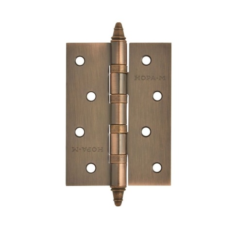 Петля универсальная сталь 4"-4ВВ (медн..покр.) с кол.(100х75х2,5) №2 фото 1