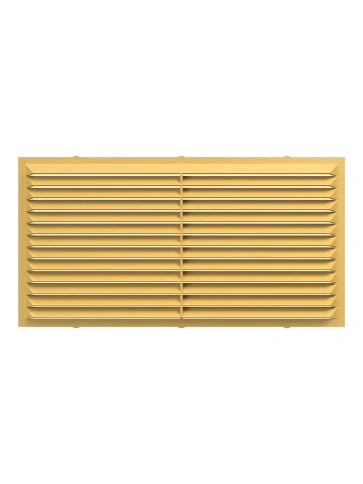 Решетка пластмассовая наклонная с сеткой, без рамки 1122С беж фото 1