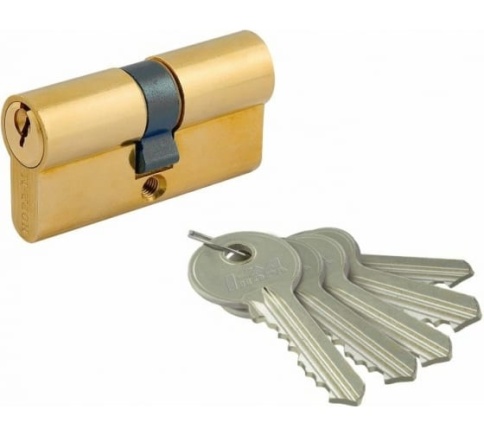 Цилиндровый механизм STD AL Л-60(30-30) золото фото 1