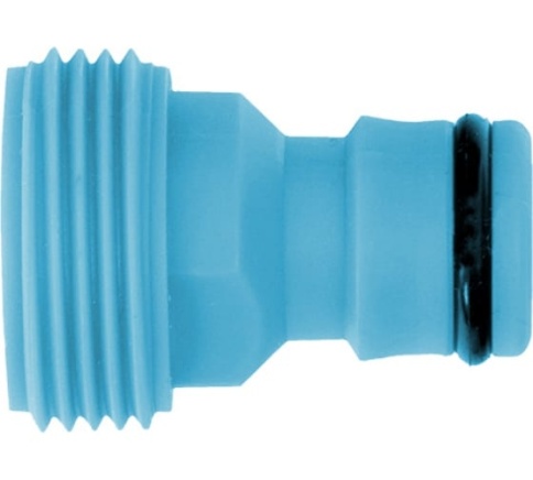 Ормис Штуцер для шланга пластиковый, наружняя резьба, 3/4" (64-2-010) фото 1