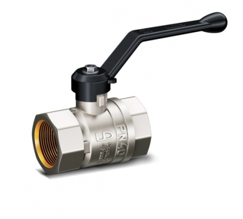 LD Кран шаровый д/воды Ду40 г/г ручка 47-40ВВР фото 1