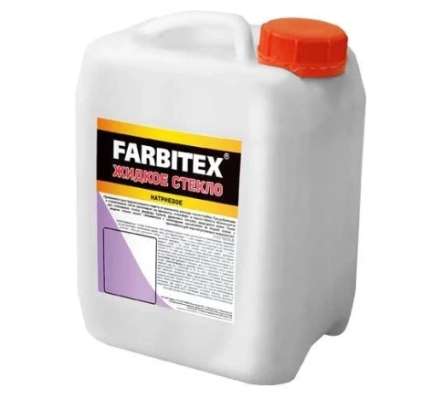 FARBITEX  Жидкое стекло 3,8кг. фото 1
