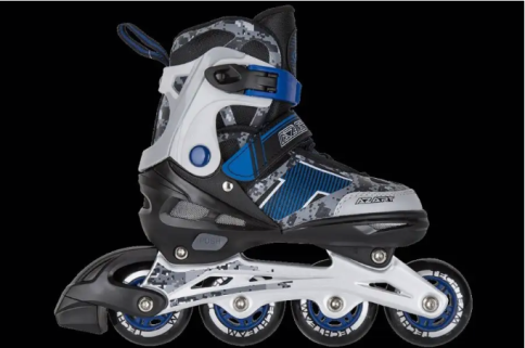 Роликовые коньки Azart р.34-37 (М) 1/6 синий фото 1