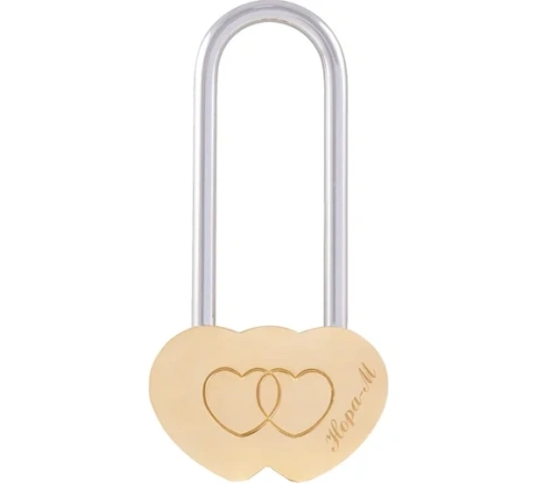 Замок навесной 623 золото фото 1