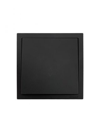 Lezard Выключатель СП проходной 1кл черный бархат ZIMA 704-4288-105QC фото 1