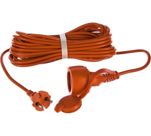 Удлинитель 1*10м УШ-10 б/з ПВС 2х1"У" фото 1